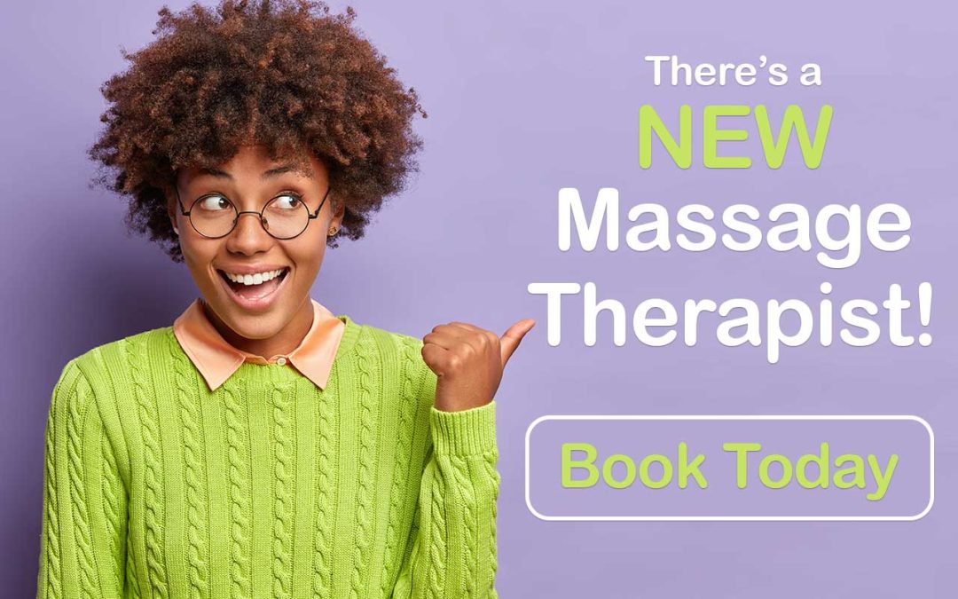 There's a new massage therapist - Book today
